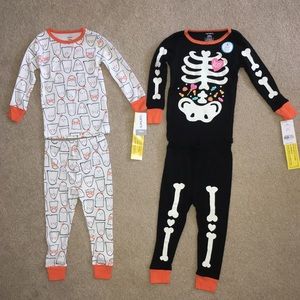 NWT Carter’s Halloween PJ’s Ghosts & Skeleton